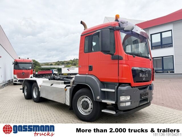 Kamion s kipom s pomičnim kontejnerom MAN TGS 26.480 6x4H-4 BL, Multilift Abroller