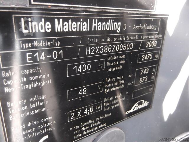  LINDE E 14-01 2009