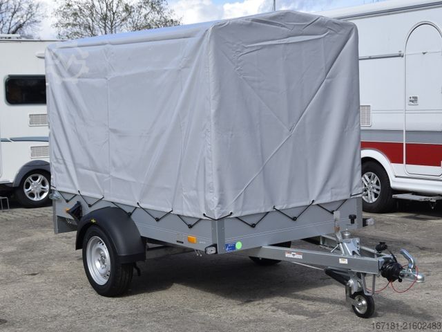 Rimorchio aperto con telone HUMBAUR Startrailer H 132513 mit Plane und Spriegel