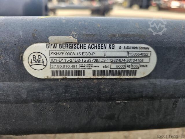 Eje BPW SKHZF 9008-15 ECO P | MEGA AXLE | DISC