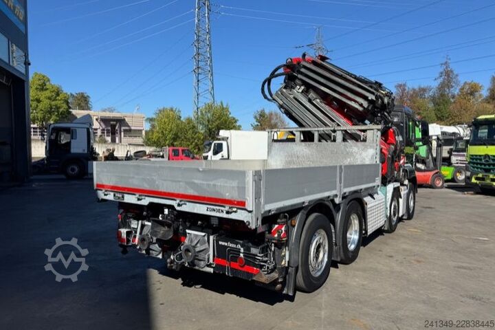 Grue montée sur camion MAN TGS 35.480 8x4H Fassi 990-8 Flyjib& Troil