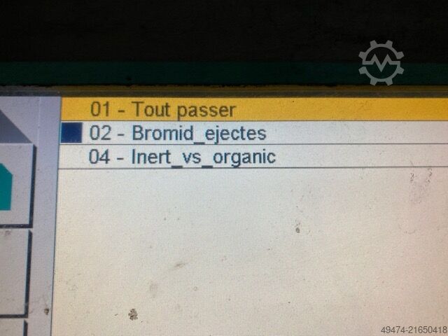 Máquina de clasificación por rayos X TOMRA TITECH TOMRA X-TRACT