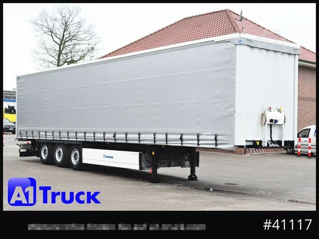 Open semitrailer with tarp KRONE SD, Tautliner, neue Plane, 1 Vorbesitzer