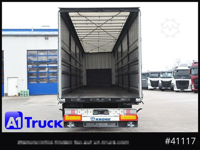 Open semitrailer with tarp KRONE SD, Tautliner, neue Plane, 1 Vorbesitzer