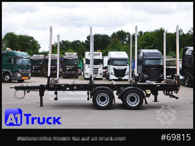 Rơ-moóc chở gỗ DOLL Befa Tandem Holz Wood Exte Rungen, 171 tkm,