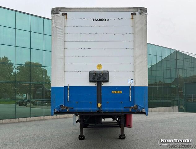 Відкритий напівпричіп з тентом SAMRO SR233 2-AXLE CURTAINS LIFT AXLE DISC BRAKES HOLL