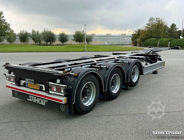 Напівпричіп з кузовом, що змінюється D-TEC PORTMASTER VCC-01 FRONT + BACK SLIDER 20, 30, 40