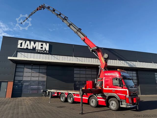 Camion cu macara Volvo FM 500 8x4 Palfinger PK 65002-SH F + JIB PJ 125 E