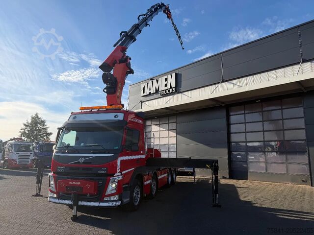 Camion cu macara Volvo FM 500 8x4 Palfinger PK 65002-SH F + JIB PJ 125 E