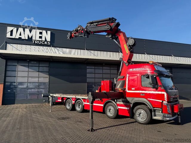 Camion cu macara Volvo FM 500 8x4 Palfinger PK 65002-SH F + JIB PJ 125 E