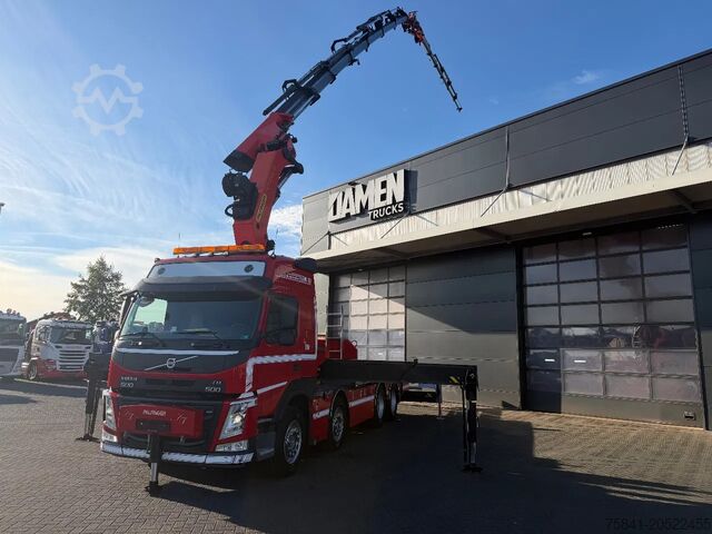 Camion cu macara Volvo FM 500 8x4 Palfinger PK 65002-SH F + JIB PJ 125 E