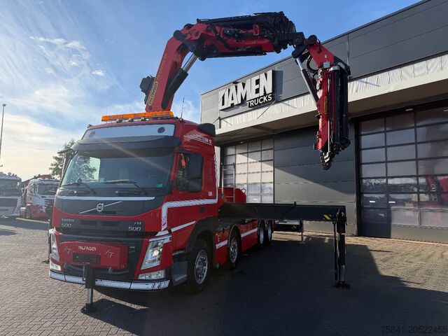 Camion cu macara Volvo FM 500 8x4 Palfinger PK 65002-SH F + JIB PJ 125 E