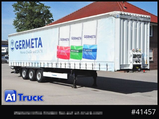 Semiremorcă deschisă cu prelată KRONE SD, Getränke, Safe Curtain, LBW, VDI 2700