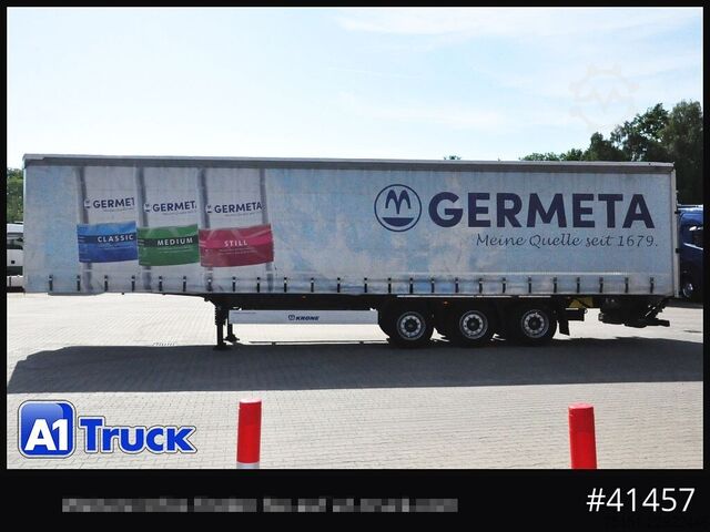 Semiremorcă deschisă cu prelată KRONE SD, Getränke, Safe Curtain, LBW, VDI 2700