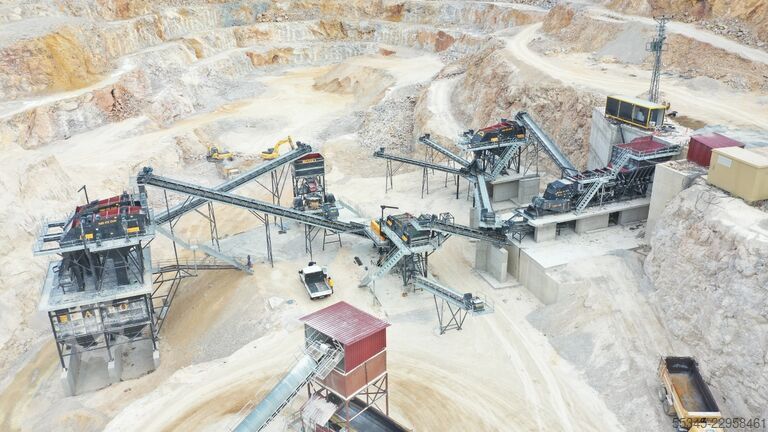 Стационарна трошачна инсталация FABO Stationary Crushing Plant Stationary Crushing and Screening Plants