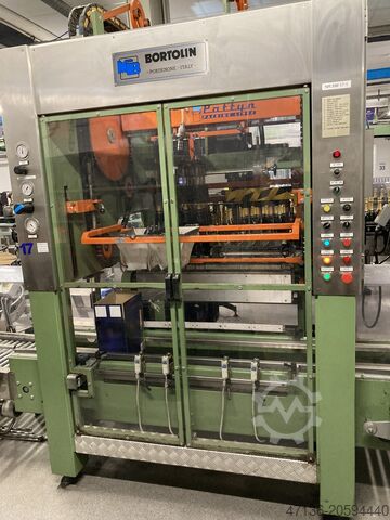 Karton paketleme, açma, yapıştırma, şarap/köpüklü şarap Bortolin 