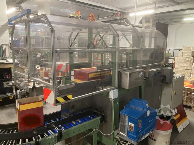 Karton paketleme, açma, yapıştırma, şarap/köpüklü şarap Bortolin 