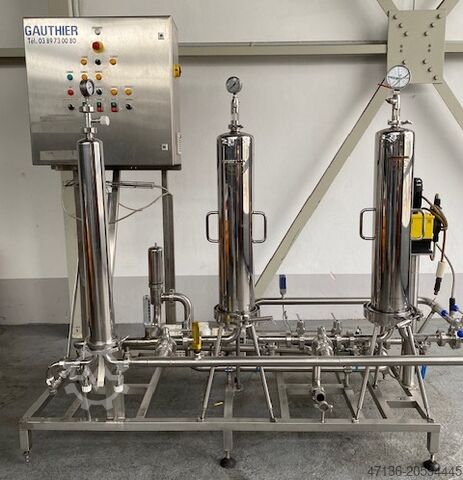 Σύστημα φιλτραρίσματος Pall Automatic mit Steuerung und Pumpe