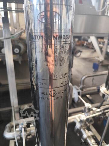 Σύστημα φιλτραρίσματος Pall Automatic mit Steuerung und Pumpe