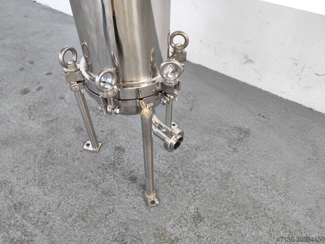 Корпус на филтър с патрони 3 x 30" SUS304 NORDFILTER Kerzenfilter 3 Kerzen 3 hoch