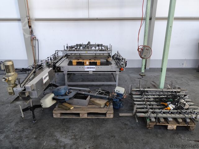 Полуавтоматичен уред за депалетизиране на нови стъклени бутилки BEYER / KETTNER BEYER / KETTNER