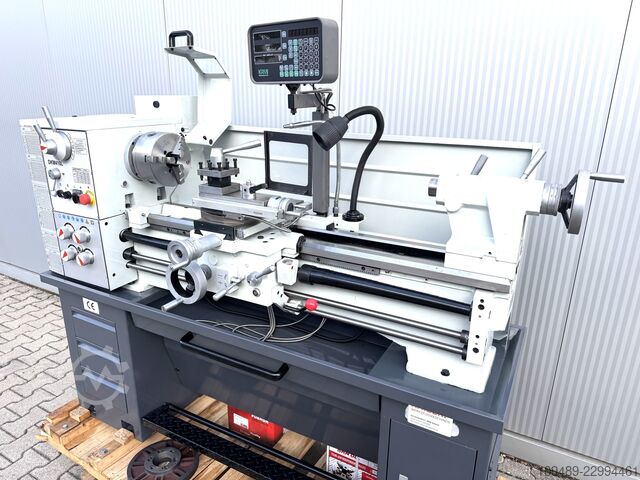 Tour parallèle à vis mère et barre de chariotage / KAMI 410 L Kami L & Z Drehmaschine DKM 410 L incl. Digitalanzeige