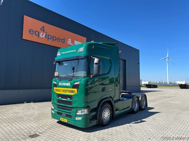 SZM tiêu chuẩn Scania S500 S500 6x4 RETARDER / ontheffing 78 ton / NL...