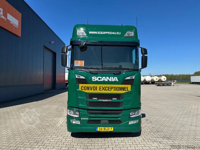 SZM tiêu chuẩn Scania S500 S500 6x4 RETARDER / ontheffing 78 ton / NL...
