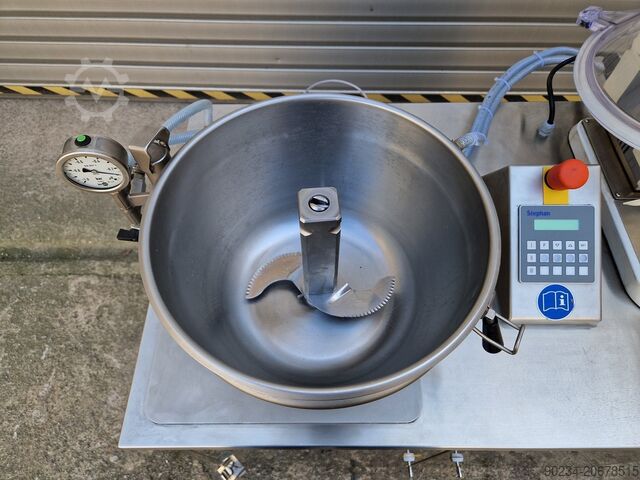 12litrový nerezový vysoce intenzivní vakuový mixér Stephan model UM12, univerzální stroj STEPHAN UM 12