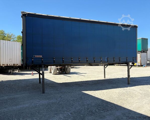 Caja intercambiable con toldo Wecon Verzinkt Bordwand+Schiebeplane Lochleist