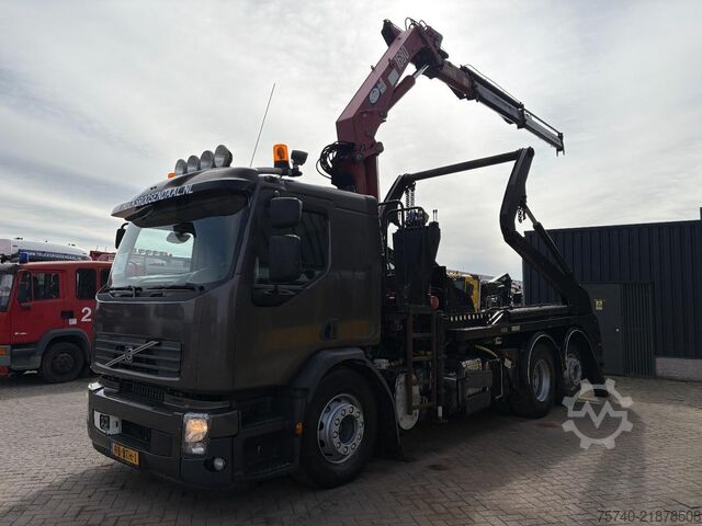 Kranwagen Volvo FE 330 + HMF 1680 + 6X2 + CONTAINER SYSTEM