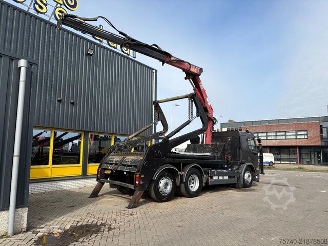 Kranwagen Volvo FE 330 + HMF 1680 + 6X2 + CONTAINER SYSTEM