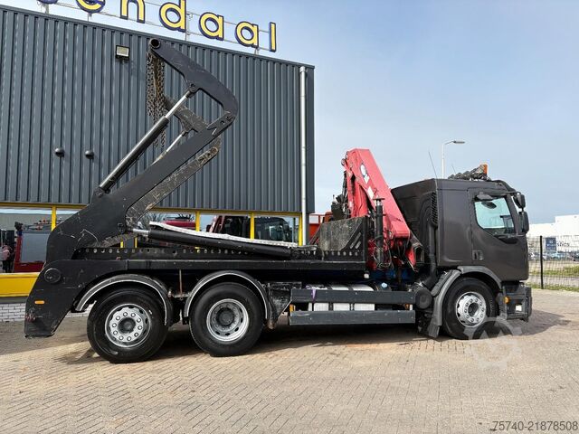 Kranwagen Volvo FE 330 + HMF 1680 + 6X2 + CONTAINER SYSTEM