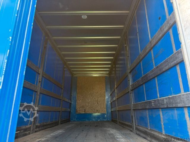 Camión plataforma con toldo RENAULT T480 High / Retarder / Bycool / Anhänger vorhand