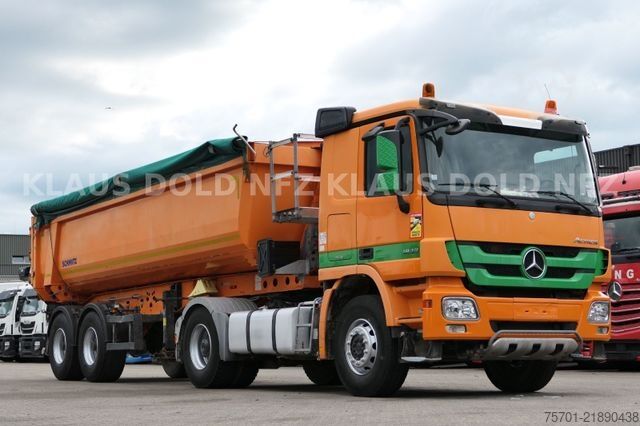 Kipper LKW MERCEDES-BENZ Actros 1848 Kipper Komplettzug Schmitz