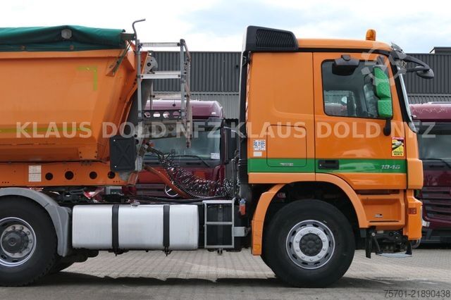 Kipper LKW MERCEDES-BENZ Actros 1848 Kipper Komplettzug Schmitz