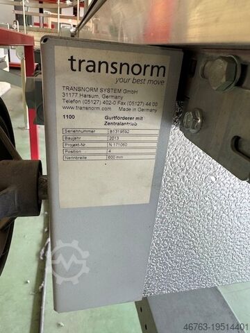 Transportbånd Transnorm 1100Gurtförderer mit Zentralantrieb