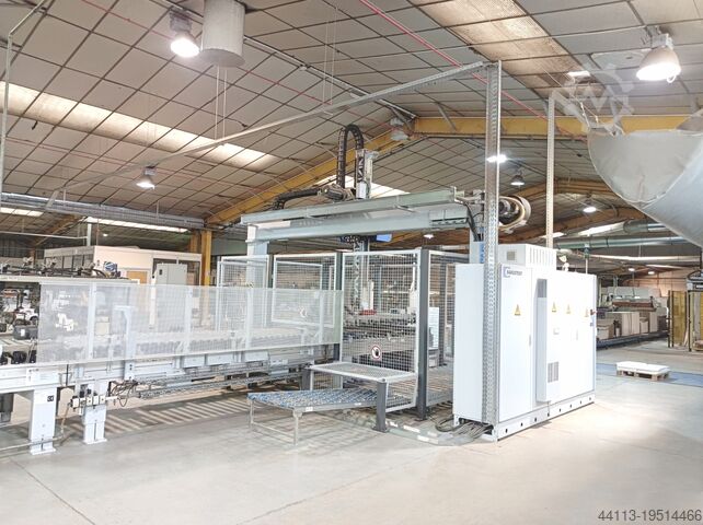 LINE (4-SIDES) of SIZING & EDGE BANDING HOMAG + BARGSTEDT KFL 525 + KFL 526 + TBH + TSP