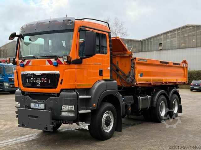 Trostani kiperski kamion MAN TGS 33.400 6x6 MEILLER Kipper Euro 5 Winterd.