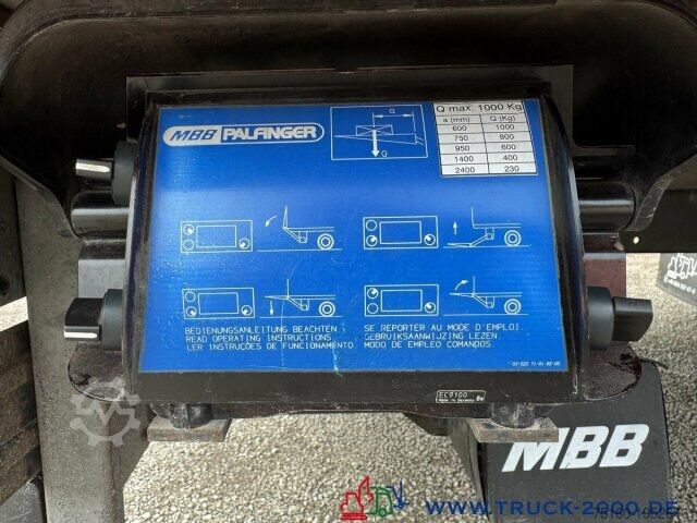 Sandučar Mercedes-Benz 816 Vario Automatikgetriebe LBW 1.000Kg 3Sitze