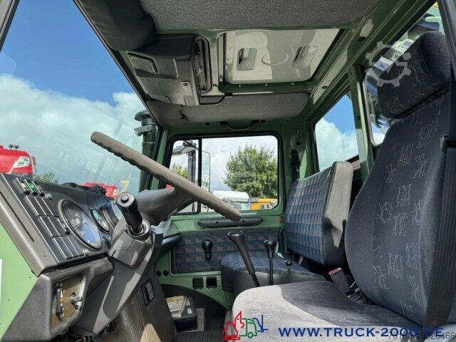 เครนติดตั้งบนรถบรรทุก Unimog U 1400 Kran PK 7000B Kran 5+6 Steuerkreis + AHK