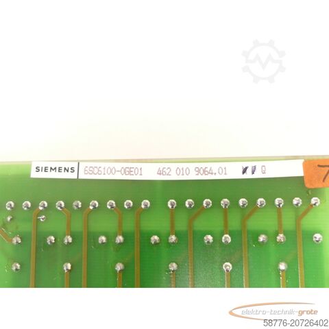 Componente Siemens Siemens 6SC6100-0GE01 AC-HSA/-KOMBI FBG Zentralbaugruppe - ! -