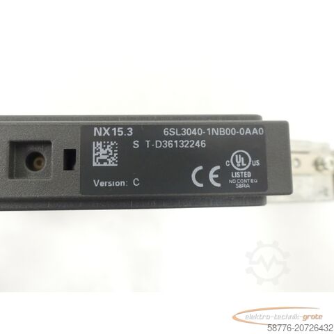 Siemens komponent Siemens 6SL3040-1NB00-0AA0 Numeric Contr. Extension NX15.3 SN T-D36132246