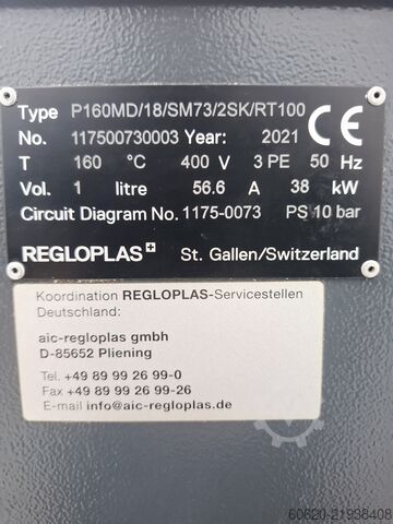 جهاز تنظيم درجة الحرارة Regloplas Regloplas P160MD/18/SM73/2SK/RT100