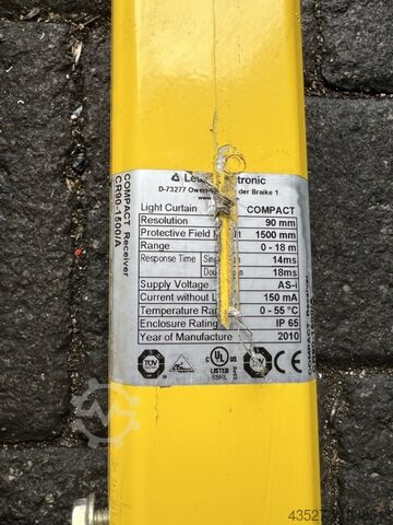 Barreira de luz LEUZE CT90 + CR90 1500/A