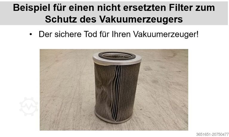 Filter für Vakuumpumpe Busch