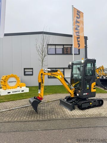 Mini ekskavatorius SHANTUI 1,8t SE18SR Kubota Yanmar bobcat Sany