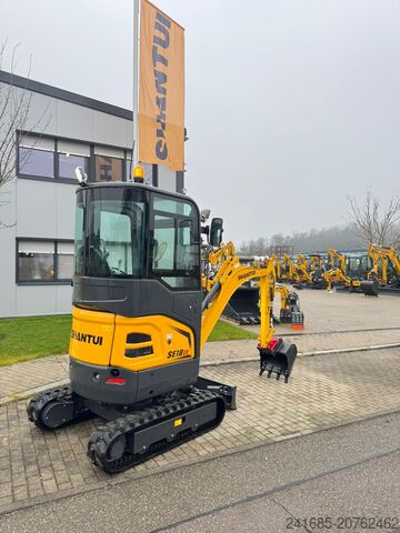 Mini ekskavatorius SHANTUI 1,8t SE18SR Kubota Yanmar bobcat Sany