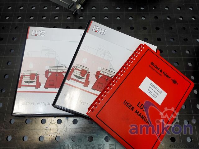 įskaitant HPA-K stiprintuvą LDS / Brüel & Kjær V780 Schwingungsprüfstand