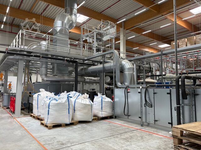 Meltblown-kuitukankaiden tuotantolinja Reifenhäuser Reicofil MB 1600